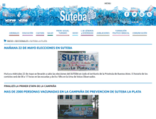 Tablet Screenshot of la-plata.suteba.org.ar